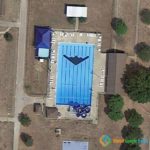 Stealth Bomber in Swimming Pool, Whiteman AFB, MO, USA