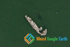 SS Mortlake Bank Shipwreck, Homebush Bay, Wentworth Point, New South Wales, Australia