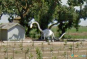Vineyard Dinosaur in Dixon, California, USA