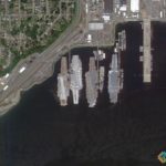 USS Ranger, USS Constellation, USS Kitty Hawk, USS Independence, Bremerton, Washington, USA