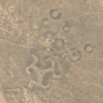 Turgay Triradial Swastika, Steppe Geoglyphs, Amangeldi District, Kazakhstan