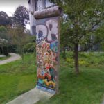A Piece of Berlin Wall, Brussels, Belgium