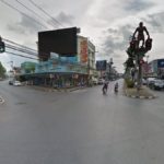 Caveman Holds Traffic Lights, Krabi, Thailand