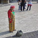 Creepy Clown, Krakow, Poland