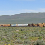 A Literal Trainwreck, Wells, Nevada, USA