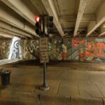 Graffiti Under the Bridge, Chicago, Illinois, USA