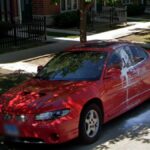 "Spray-Painted" Car, Chicago, Illinois, USA